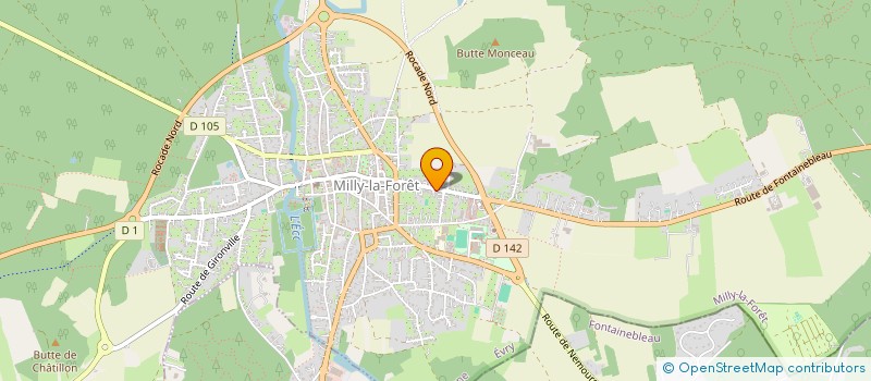 localisation de l'entreprise DOCTEURS GUIRLINGER, EVRARD ET DUONG, DOCTEURS VETERINAIRES à MILLY-LA-FORET