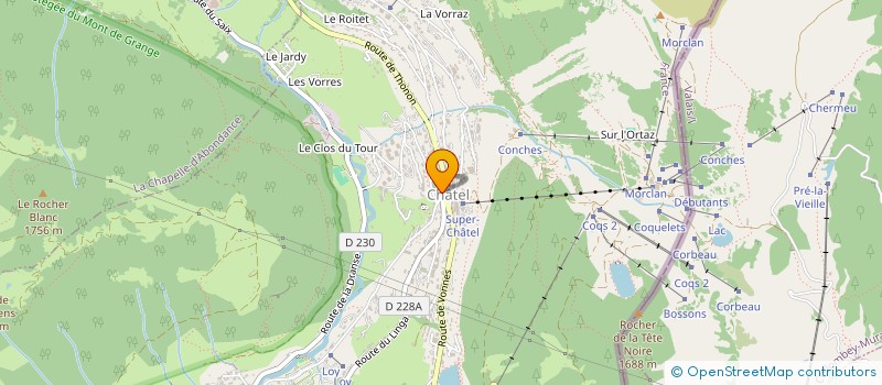 localisation de l'entreprise DOCTEURS MAXIT, GRANET ET LEJOSNE  CHATEL