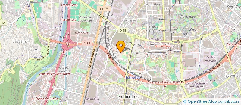 localisation de l'entreprise DOCTEURS MONNIOT MORIN ET TOUCHET à ECHIROLLES
