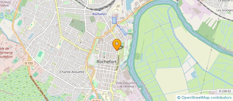 localisation de l'entreprise DOCTEURS MOREAU RENAULT à ROCHEFORT