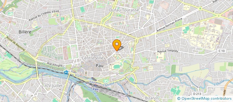 localisation de l'entreprise DOCTEURS POLI ET SOULERE à PAU