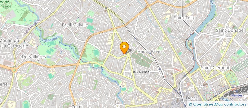 localisation de l'entreprise DOCTEURS POUSSET DECRE ET LE MEUR à NANTES