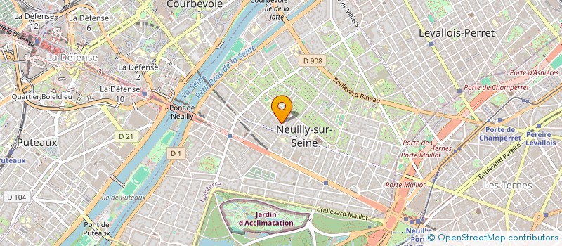 localisation de l'entreprise DOCTEURS R.BARANES ET G.CAILLAUD BARANES à NEUILLY-SUR-SEINE