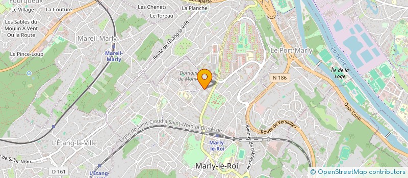 localisation de l'entreprise DOCTEURS REGNIER MIREILLE ET PATRICK  MARLY-LE-ROI