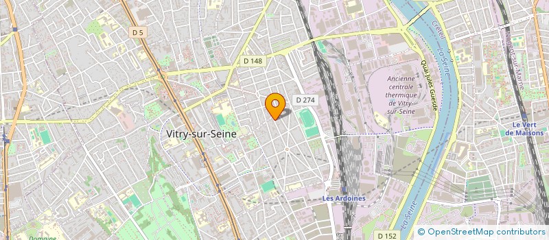 localisation de l'entreprise DOCTEURS REUGE CHRISTINE ET PHILIPPE à VITRY-SUR-SEINE