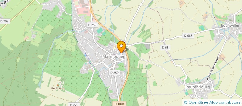 localisation de l'entreprise DOCTEURS SYLVIE MESSMER JEAN TSOUKAS  MARMOUTIER