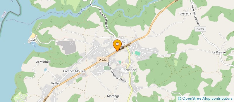 localisation de l'entreprise DOCTEURS TUDOSE à LANOBRE
