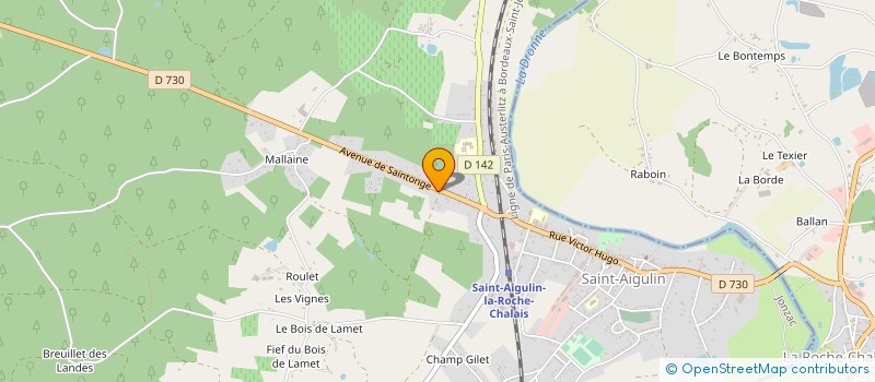 localisation de l'entreprise DOCTEURS VETERINAIRES MASSONI-DE WEER à SAINT-AIGULIN