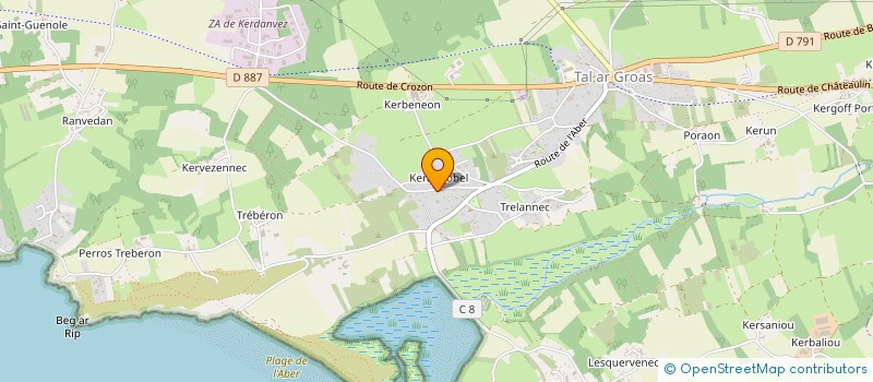 localisation de l'entreprise DOCTEURS VETERINAIRES RICHARD JANVIER  CROZON