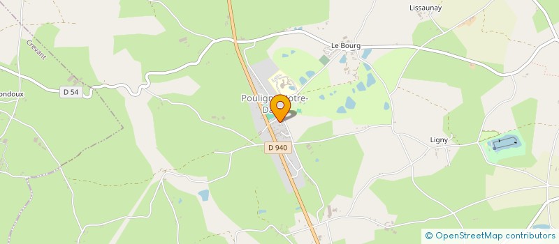 localisation de l'entreprise DOCTEURS VETERINAIRES VAN HAAREN VANREUSEL à SAINTE-SEVERE-SUR-INDRE