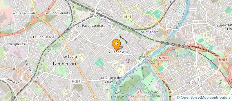 localisation de l'entreprise DOCTIM à LAMBERSART
