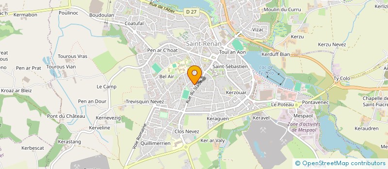 localisation de l'entreprise DOCTO CHAUFFAGE à SAINT-RENAN