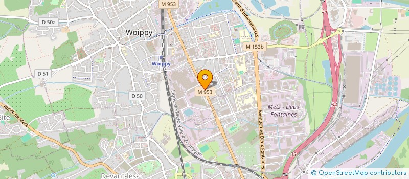 localisation de l'entreprise DOCTO'GLASS  WOIPPY