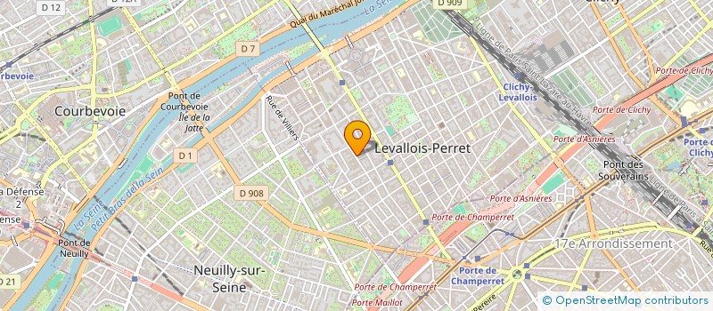 localisation de l'entreprise DOCTOFORMAT à LEVALLOIS-PERRET
