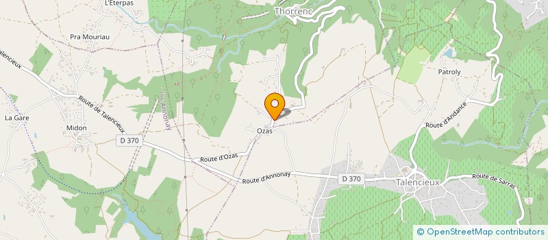 localisation de l'entreprise DOCTORACK  THORRENC