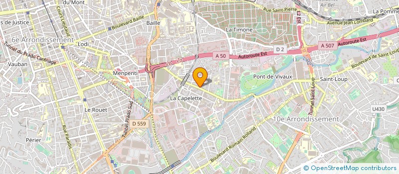 localisation de l'entreprise DOCTOTECH à MARSEILLE