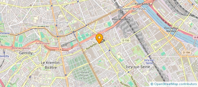 localisation de l'entreprise DOCUMENT'AIR LIBRE  IVRY-SUR-SEINE