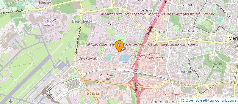 localisation de l'entreprise DOCUMENT CONCEPT 33 à MERIGNAC