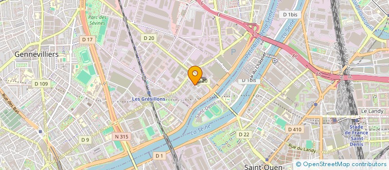 localisation de l'entreprise DOCUMENT SOLUTIONS & SERVICES à GENNEVILLIERS