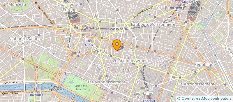 localisation de l'entreprise DOCUMENTATION INDUSTRIELLE FINANCIERE à PARIS