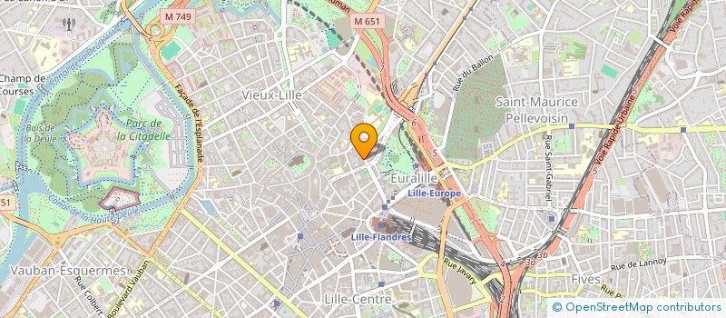 localisation de l'entreprise DOCUMENTS SERVICES SA à LILLE