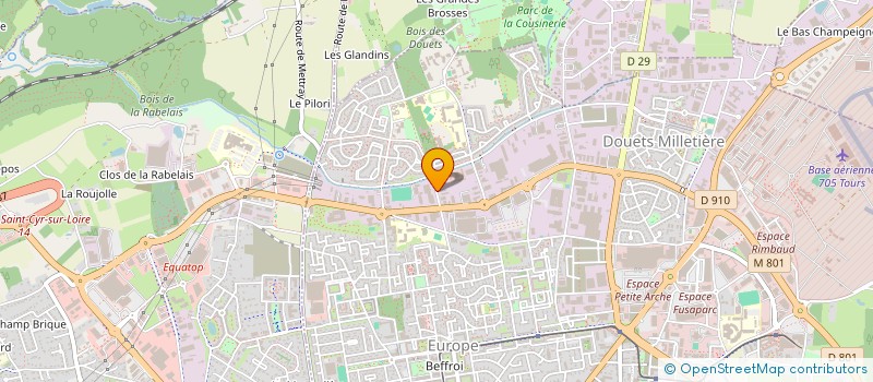 localisation de l'entreprise DOCUMENTS SOLUTIONS  TOURS