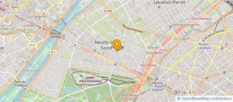 localisation de l'entreprise DOCURISK à NEUILLY-SUR-SEINE