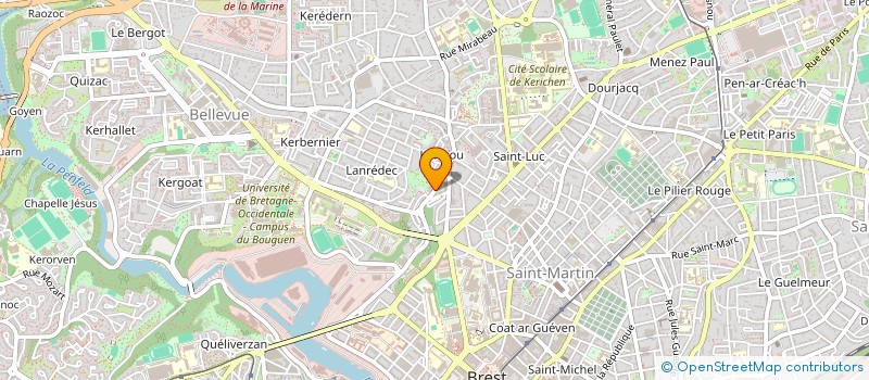 localisation de l'entreprise DOCVLT à BREST