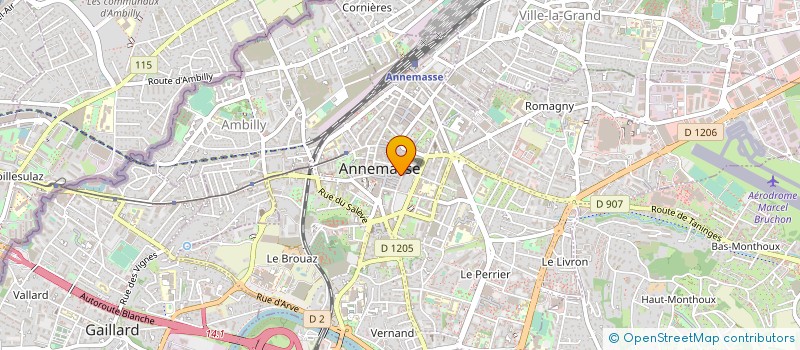 localisation de l'entreprise DOD 5X5  ANNEMASSE