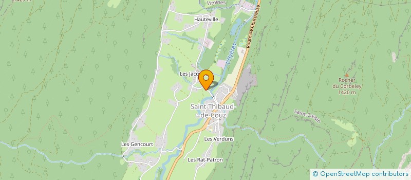 localisation de l'entreprise DOD  SAINT-THIBAUD-DE-COUZ