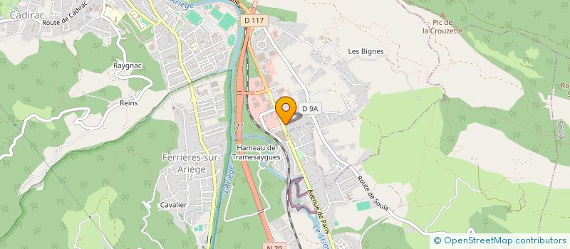 localisation de l'entreprise DODA à FOIX