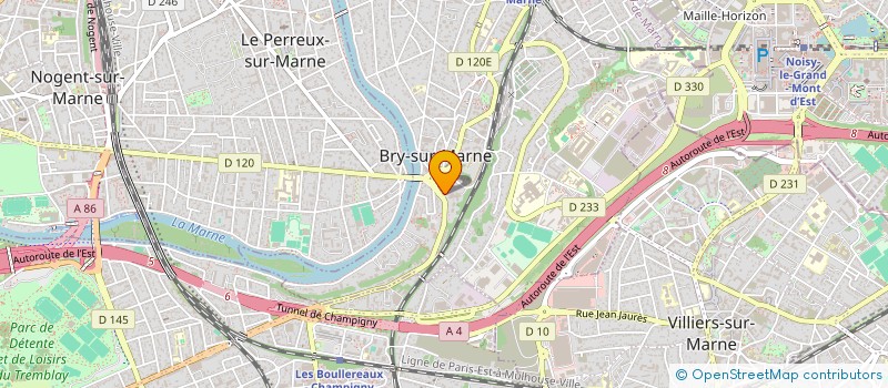 localisation de l'entreprise DODANE MAUNIER à BRY SUR MARNE