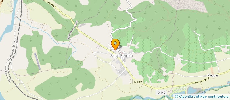 localisation de l'entreprise DODANGE  SAINT-ROMAN