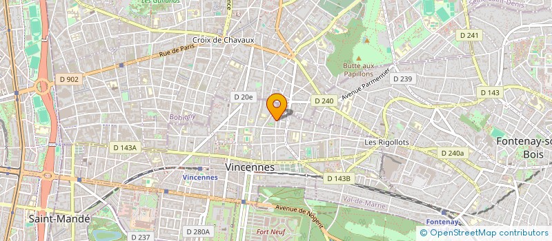 localisation de l'entreprise DODDS GESTION à VINCENNES