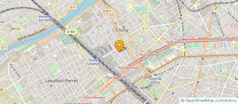 localisation de l'entreprise DODEKA à CLICHY