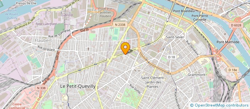 localisation de l'entreprise DODEL à ROUEN