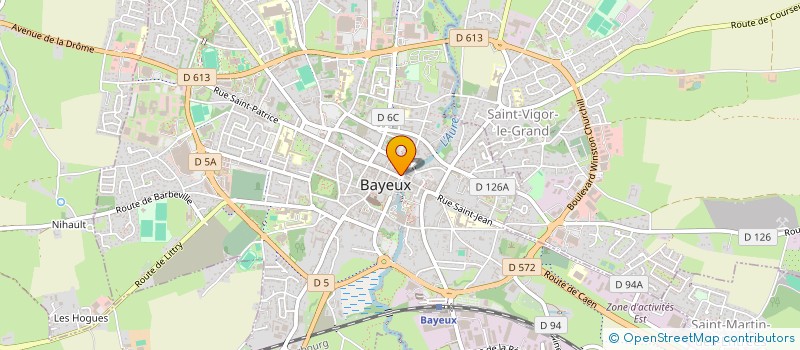 localisation de l'entreprise DODEMAN à BAYEUX