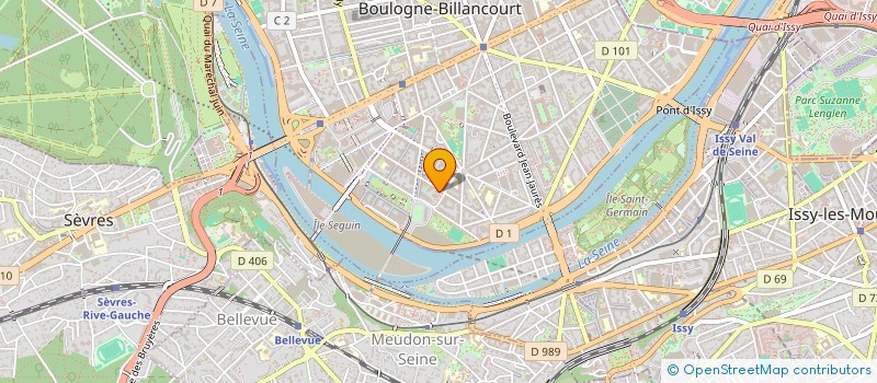 localisation de l'entreprise DODENI à BOULOGNE-BILLANCOURT