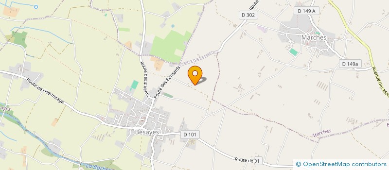 localisation de l'entreprise DODI  CHATEAUNEUF-SUR-ISERE