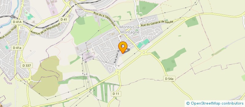 localisation de l'entreprise DODI IMMO  MONTOIS-LA-MONTAGNE