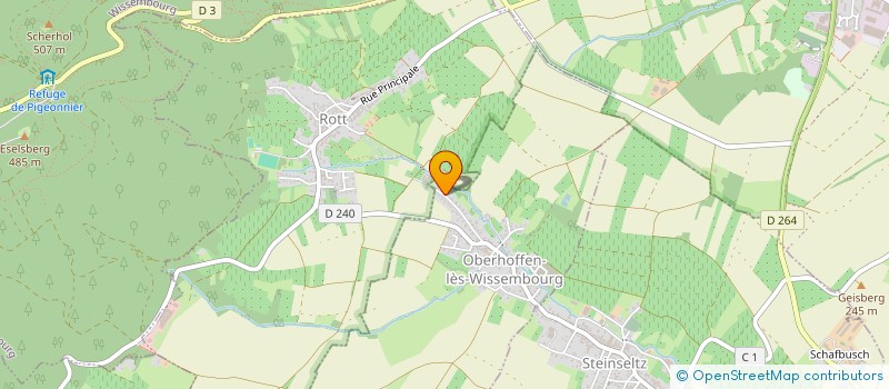 localisation de l'entreprise DODIMO  OBERHOFFEN-LES-WISSEMBOURG