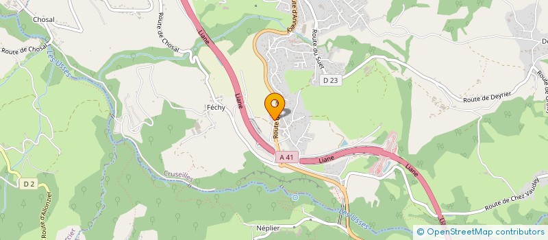 localisation de l'entreprise DODIN PISCINE  CRUSEILLES