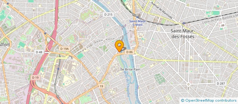 localisation de l'entreprise DODINOT SEBASTIEN ET GUITTON ELODIE  CRETEIL