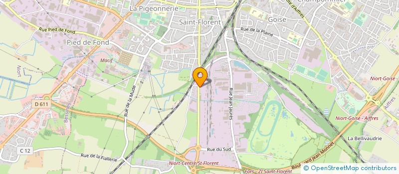 localisation de l'entreprise DODJ  NIORT