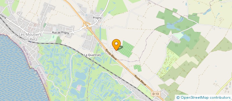 localisation de l'entreprise DODK DISTRIBUTION  LES MOUTIERS-EN-RETZ