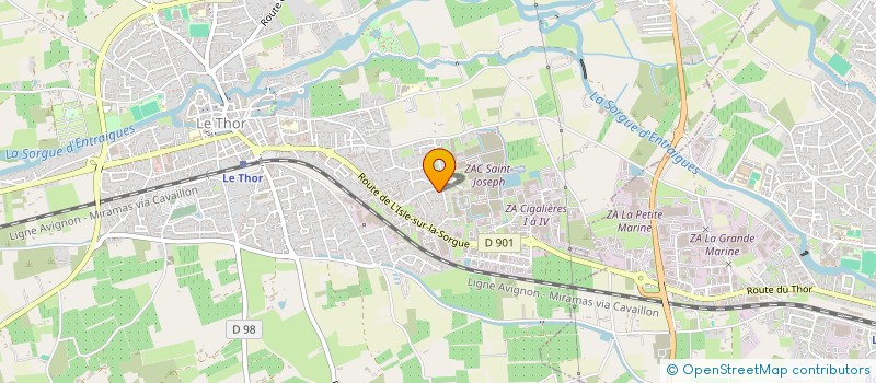 localisation de l'entreprise DODO  LE THOR