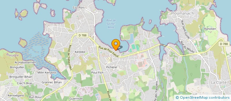 localisation de l'entreprise DODO  TREGASTEL