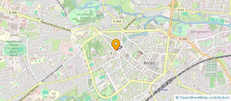 localisation de l'entreprise DODO & CO à ARRAS