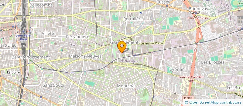 localisation de l'entreprise DODO ET OLIV'  VILLEURBANNE