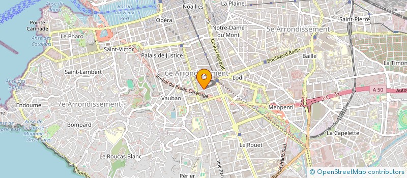 localisation de l'entreprise DODO HELLO CREATEURS  MARSEILLE 6EME